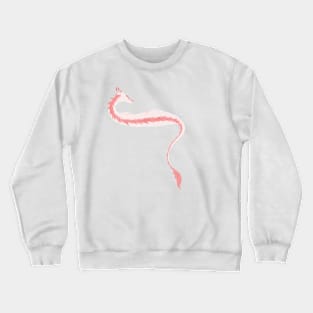 Pink fluffy Dragon Crewneck Sweatshirt